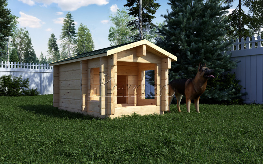 Doghouse "KDV" series 0.8х1